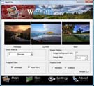 Wallzilla main program page